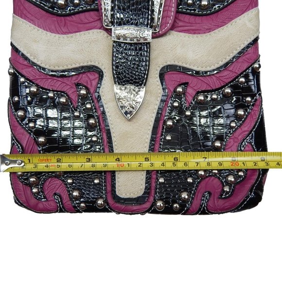 Vera Handbags Womens Western Cross Body Handbag Pi - Picture 3 of 8